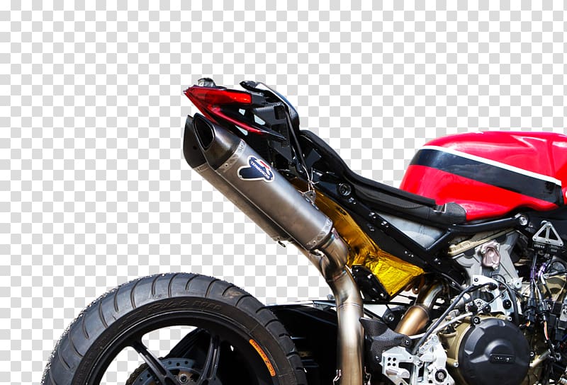 Exhaust system Tire Ducati 1299 Car Ducati 1199, car transparent background PNG clipart