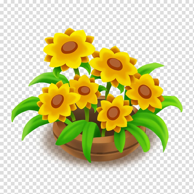 Hay Day Cut flowers Wiki Plant, gazania transparent background PNG clipart