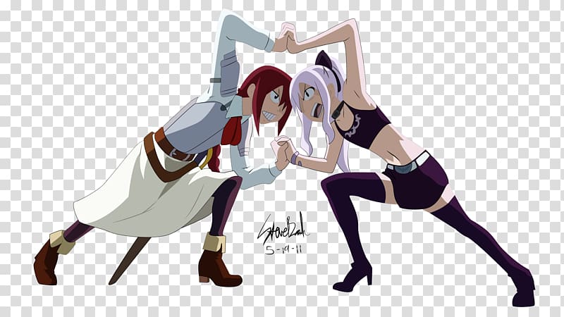 Erza Scarlet Natsu Dragneel Gray Fullbuster Fairy Tail Laxus Dreyar, fairy tail transparent background PNG clipart