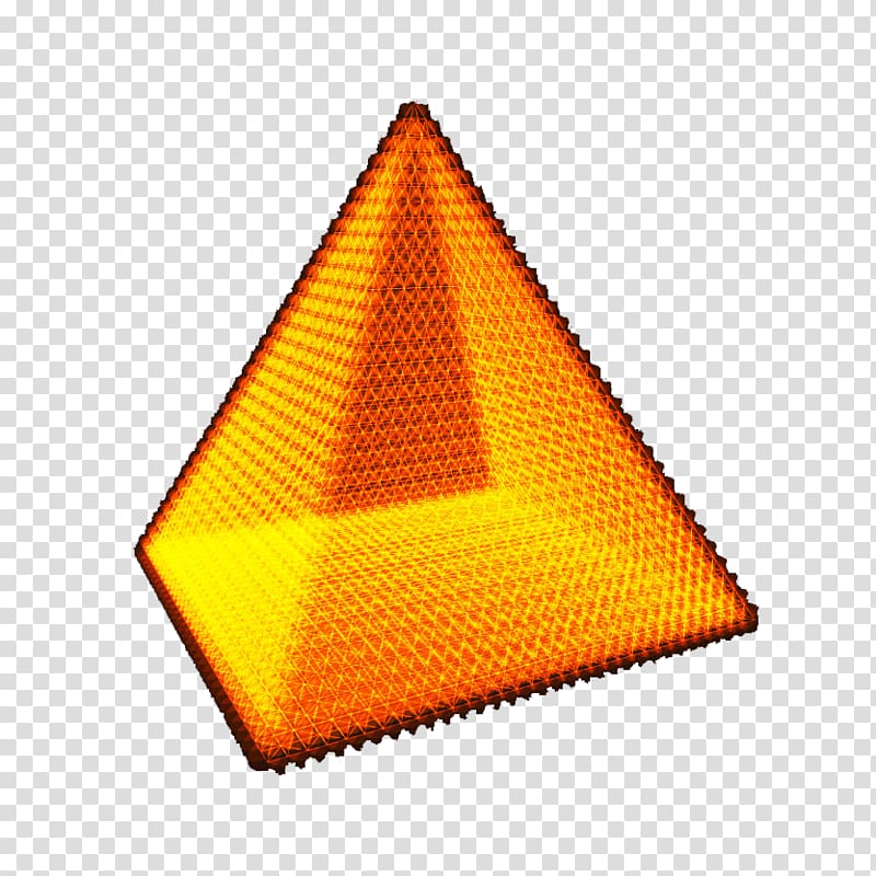 Orange Pyramid , Golden Pyramids material transparent background PNG clipart