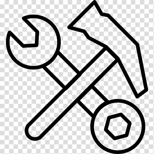 Hand tool Spanners Hammer, war hammer transparent background PNG clipart