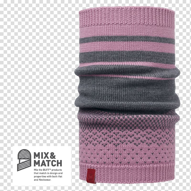 Merino Neck gaiter Buff Wool, knit transparent background PNG clipart