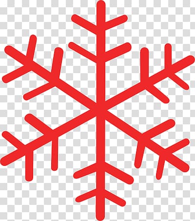 Snowflake Red , snowflakes transparent background PNG clipart