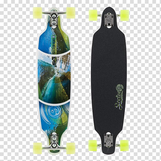 Sector 9 Fractal Longboard Skateboarding, skateboard transparent background PNG clipart