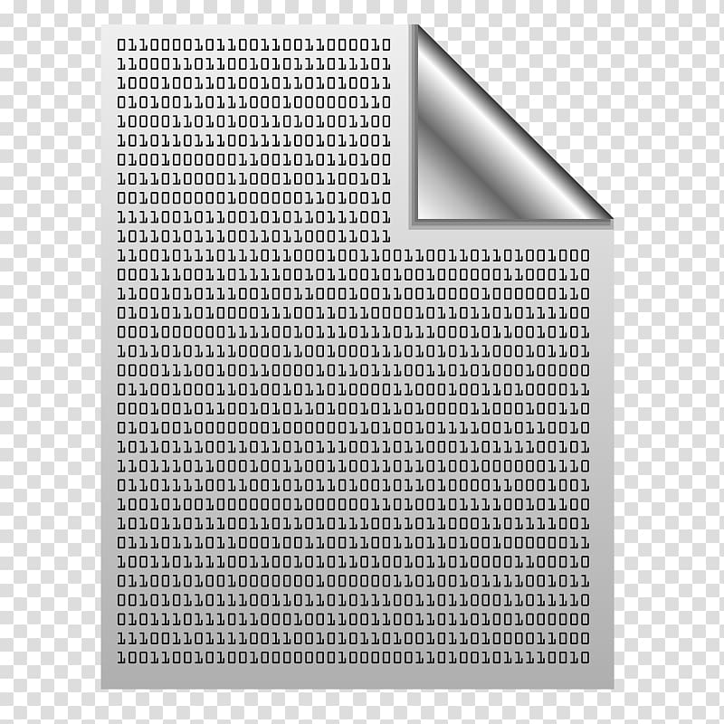 Binary file Computer Icons Binary number Text file , Binary File transparent background PNG clipart