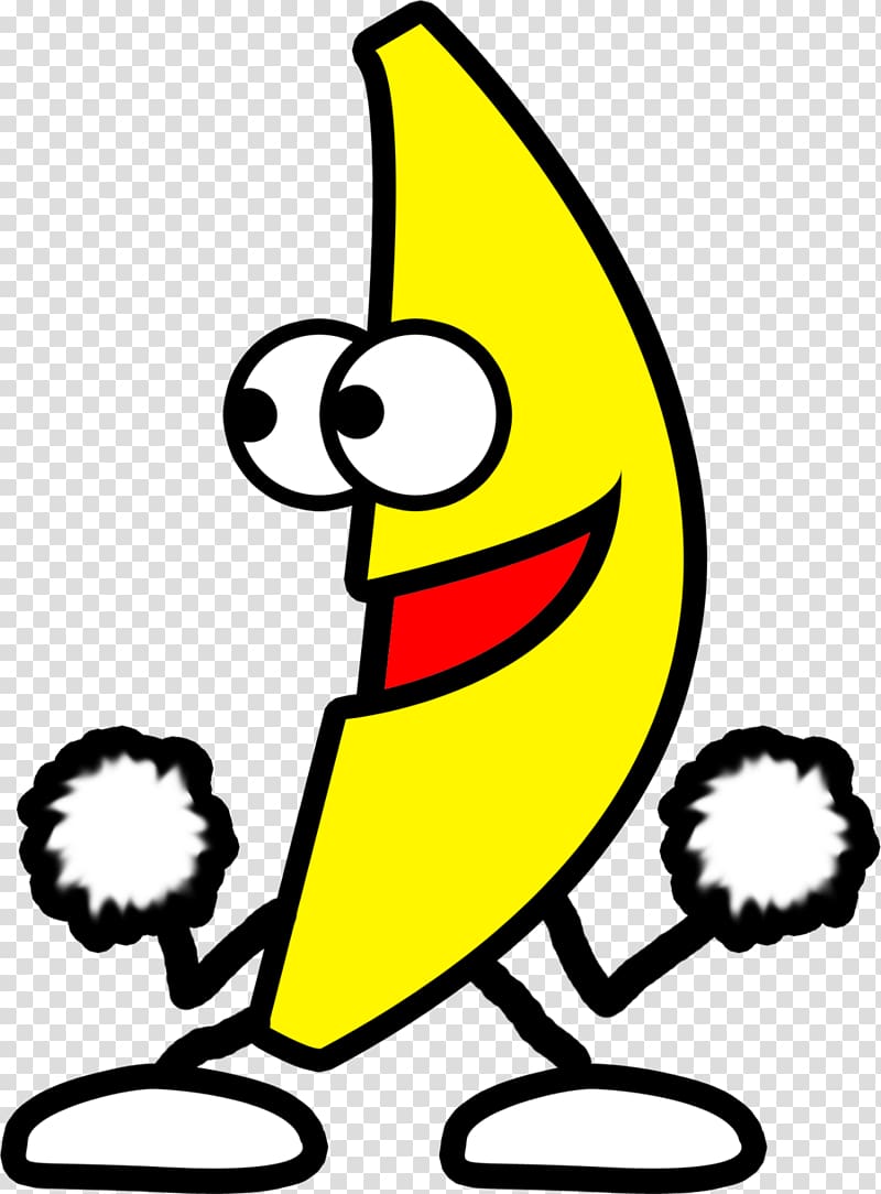 Banana Animation Dance , butter transparent background PNG clipart