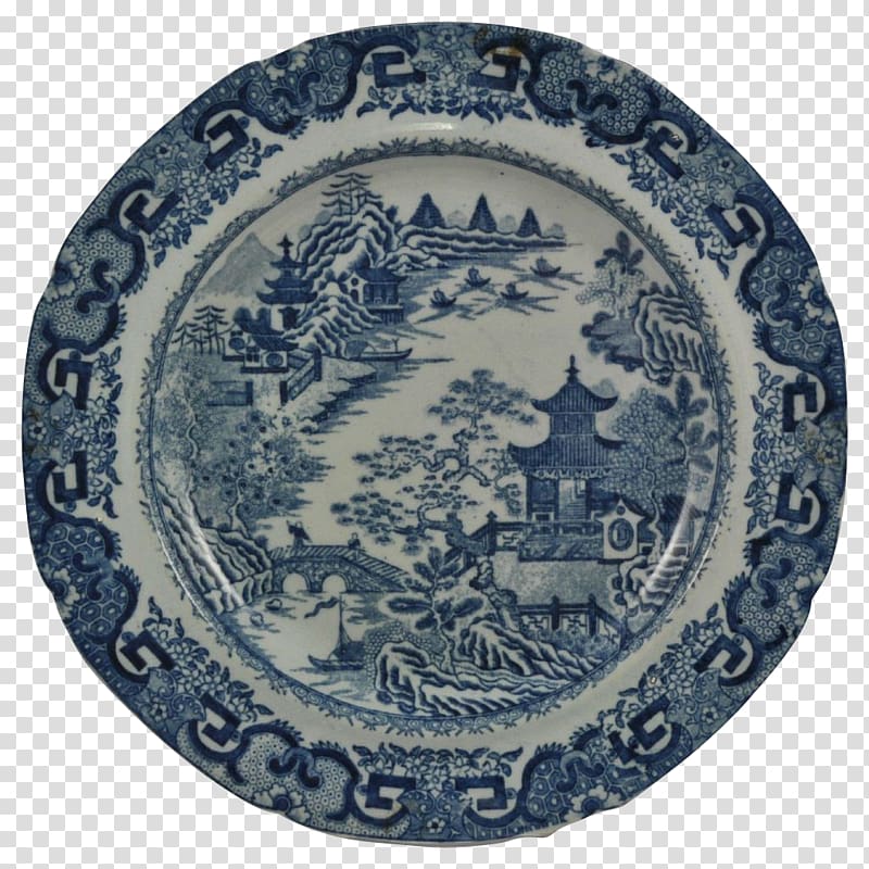 Plate Tableware Etruria Royal Doulton Transferware, Chinoiserie transparent background PNG clipart