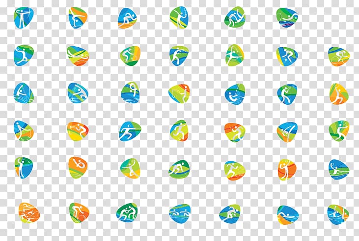2016 Summer Olympics Rio de Janeiro Olympic sports, Rio Olympic sports badge creative transparent background PNG clipart