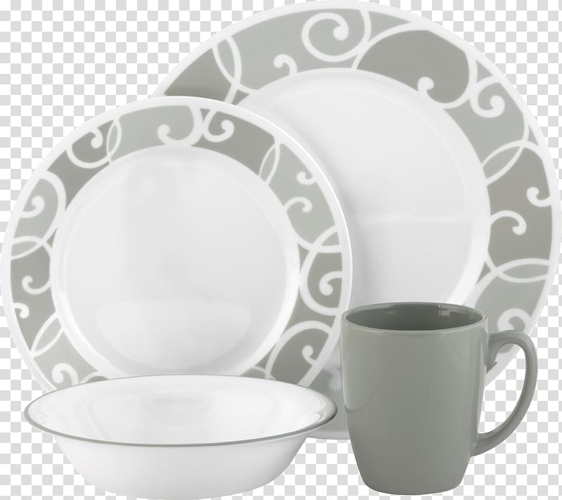 Tableware Plate Corelle Bowl Saucer, dishes transparent background PNG clipart