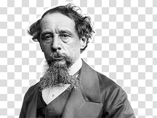 Charles Dickens Face transparent background PNG clipart