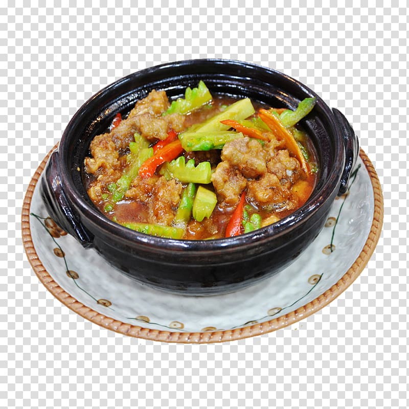 Chinese cuisine Paella Bitter melon Pork ribs Vegetable, Ribs broccoli transparent background PNG clipart