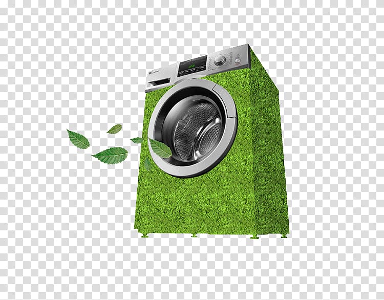 Washing machine Icon, Environmentally friendly washing machine transparent background PNG clipart