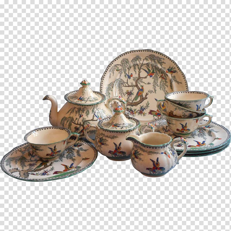 Tea set Tableware Ceramic Plate, chinese tea transparent background PNG clipart