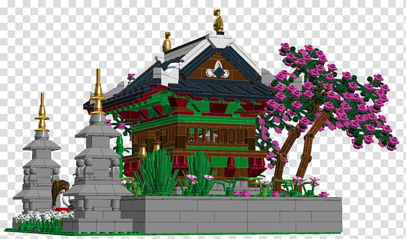 Shrine Lego Ideas Christmas ornament Chinese architecture, building transparent background PNG clipart