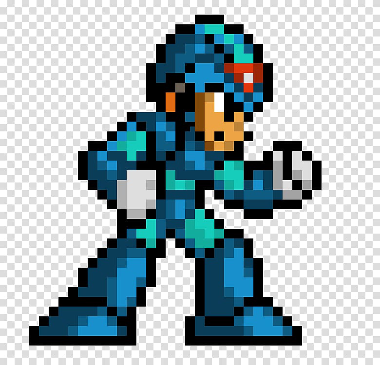 Mega Man X8 Mega Man & Bass Mega Man Maverick Hunter X, pixel art transparent background PNG clipart