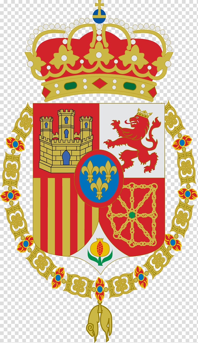 Coat of arms of Spain Flag of Spain Coat of arms of the King of Spain Escutcheon, Law and order transparent background PNG clipart