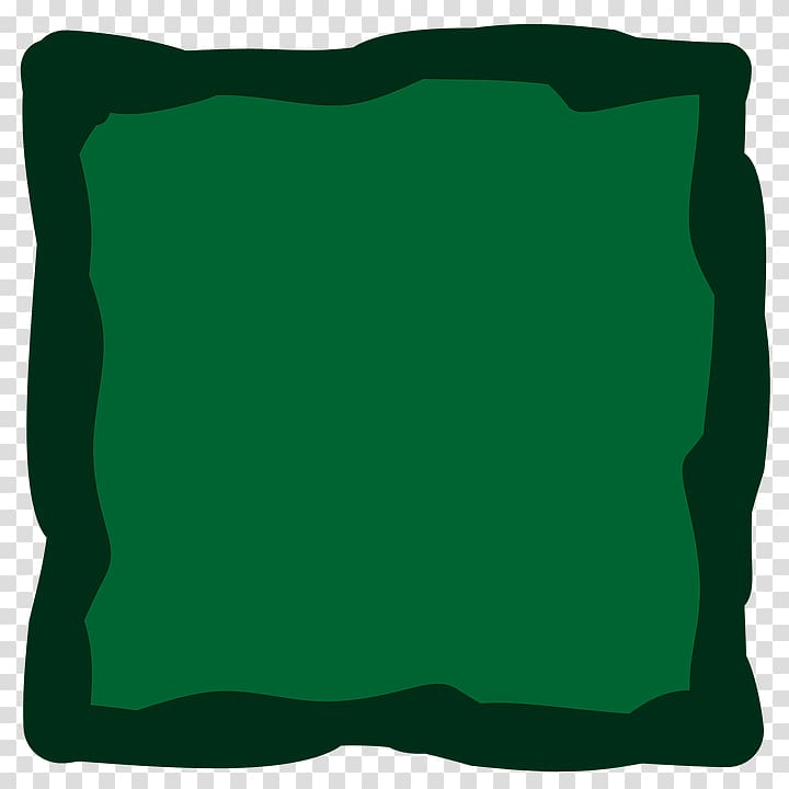 Green Rectangle Font, Border square transparent background PNG clipart