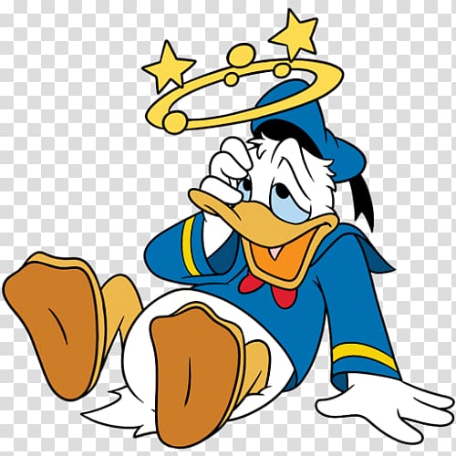 Donald Duck Daffy Duck Sticker Telegram, donald duck transparent background PNG clipart