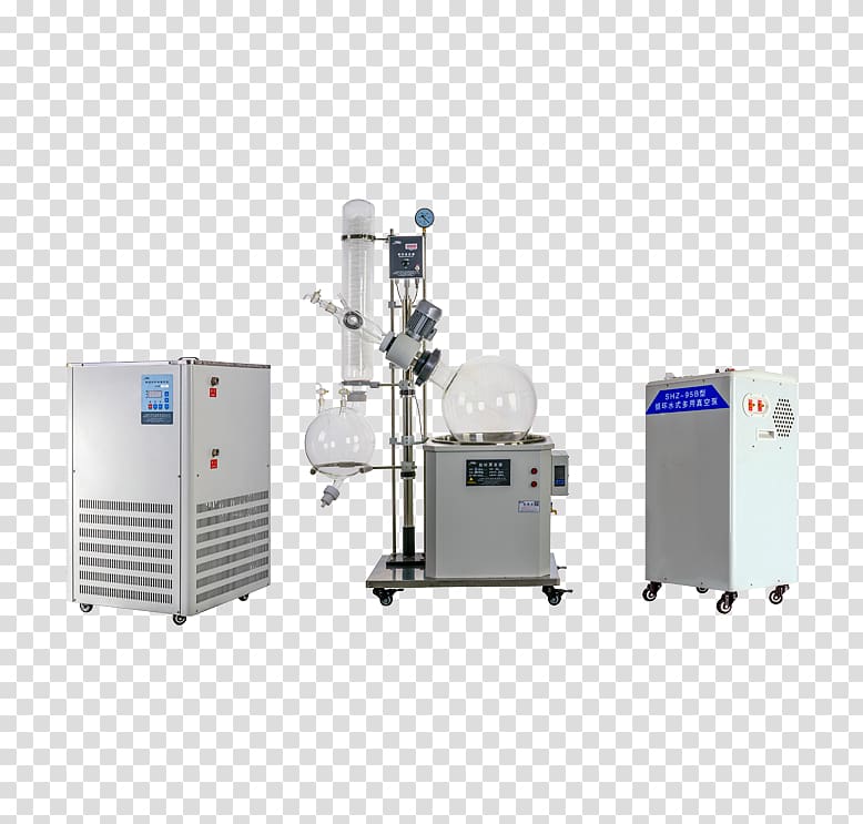 Rotary evaporator Chemical reactor Vacuum Crystallization, others transparent background PNG clipart