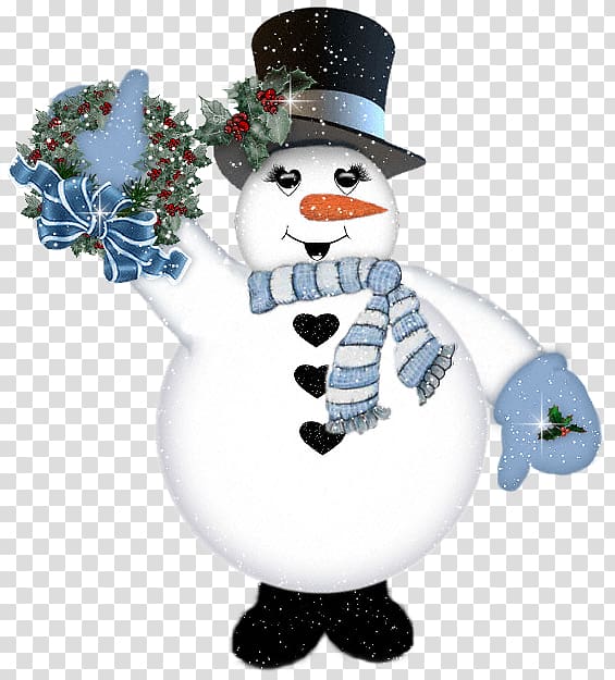 New Year\'s Day New Year\'s Eve Christmas Greeting & Note Cards, Waving snowman transparent background PNG clipart