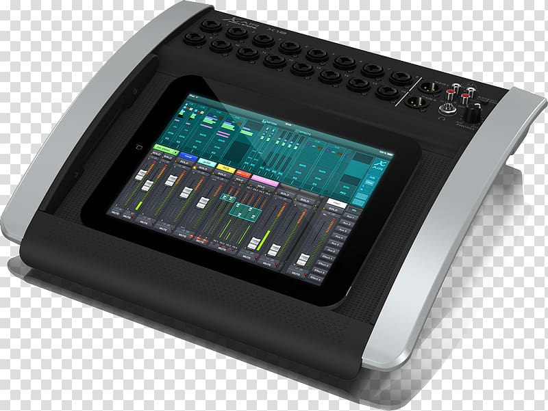 Digital mixing console Behringer X Air X18 Audio Mixers Behringer X Air XR18, ipad transparent background PNG clipart