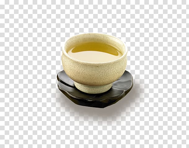 Green tea Coffee White tea Puer tea, A bowl of tea transparent background PNG clipart