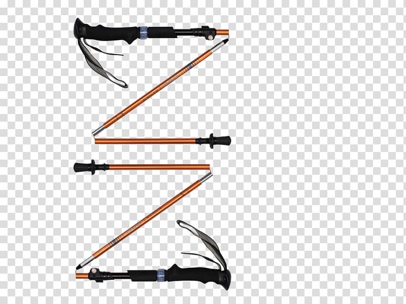 Hiking Poles Sport Aluminium Nordic walking Ski Poles, Trekking Poles transparent background PNG clipart