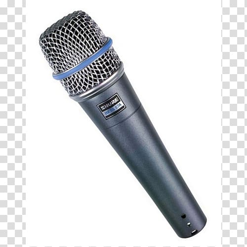 Microphone Shure SM58 Shure SM57 Shure Beta 58A Shure Beta 57A, microphone transparent background PNG clipart