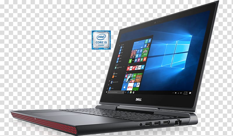 Dell Inspiron Laptop Intel Core i7, Laptop transparent background PNG clipart