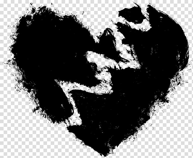 broken heart illustration, Broken heart 0 SAD!, birth to mortality transparent background PNG clipart