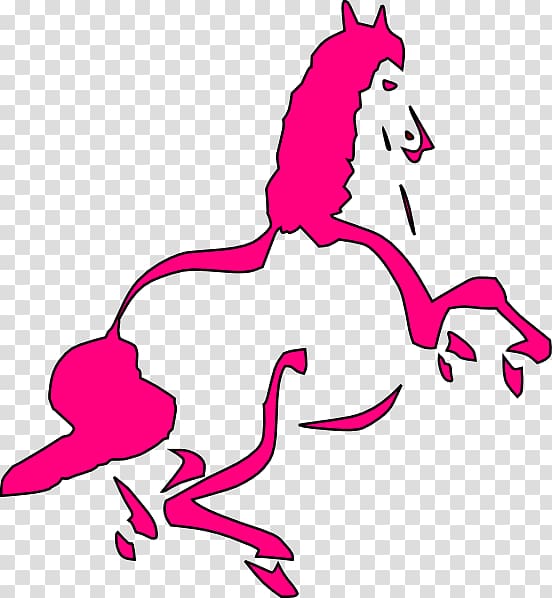 Mustang American Miniature Horse American Paint Horse Budyonny horse , pink stallion transparent background PNG clipart