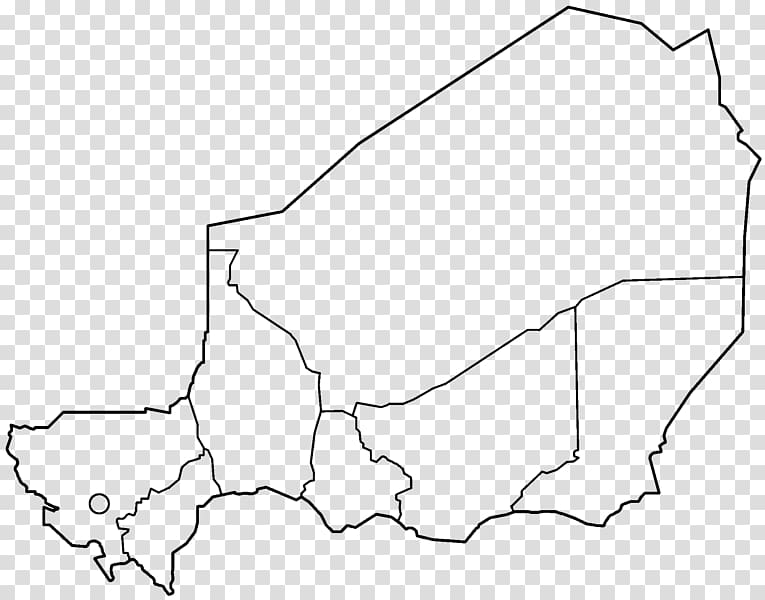 Departments of Niger Blank map Nigeria, map transparent background PNG clipart