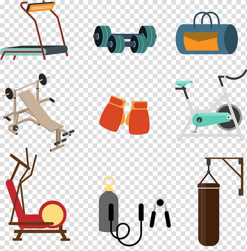 Physical fitness Euclidean Bodybuilding Icon, sports equipment transparent background PNG clipart