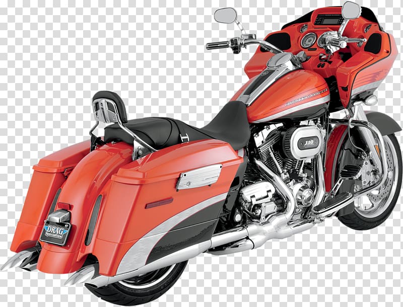 Harley-Davidson Touring Motorcycle Exhaust system Vance & Hines, motorcycle transparent background PNG clipart