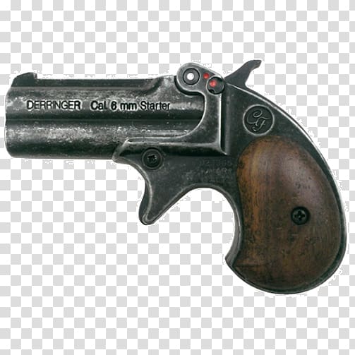 Blank Firearm Revolver Derringer Pistol, ammunition transparent background PNG clipart