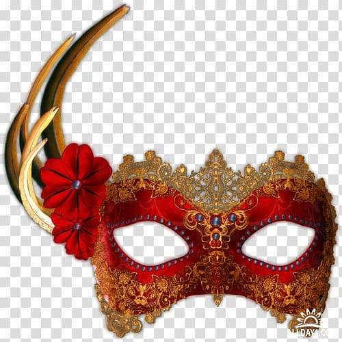 Mask Venice Carnival Headgear, mask transparent background PNG clipart