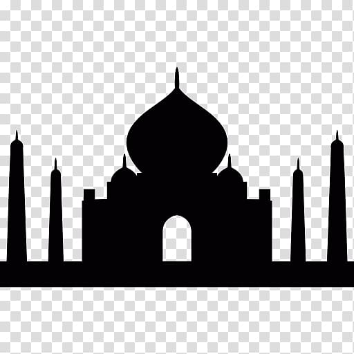 Black Taj Mahal Monument Computer Icons Mausoleum, taj mahal transparent background PNG clipart