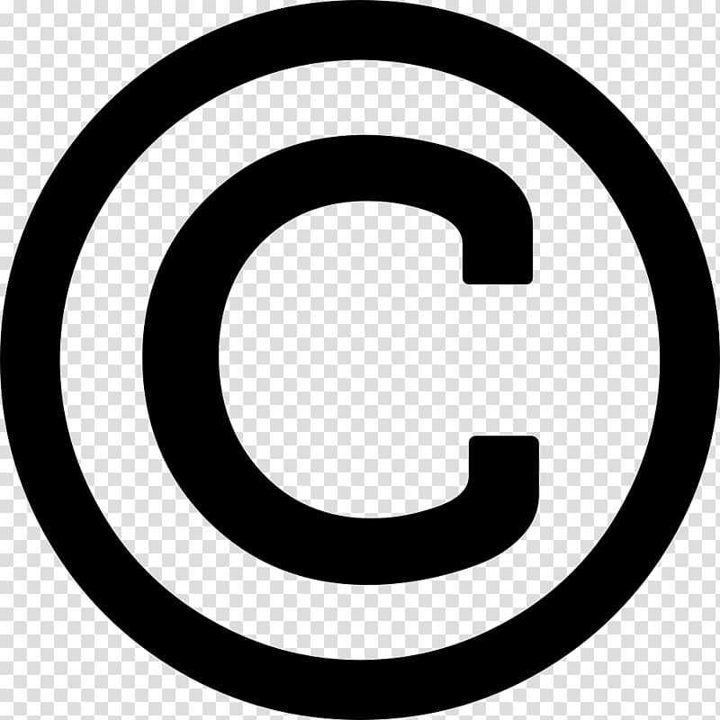 Copyright symbol All rights reserved Registered trademark symbol, copyright transparent background PNG clipart
