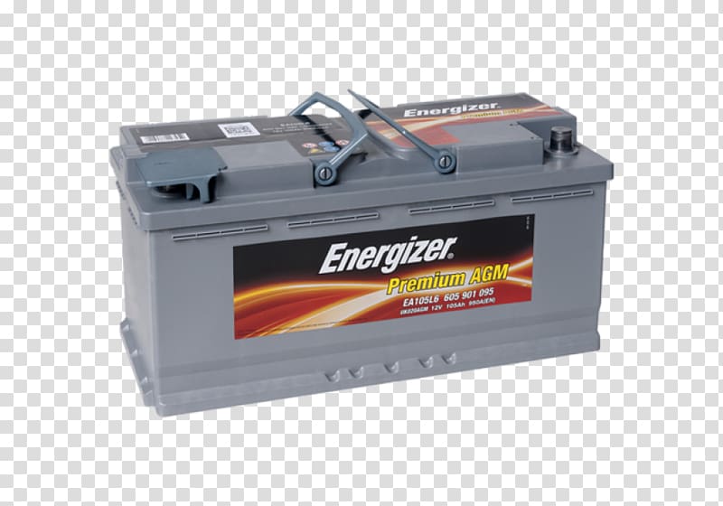 Car VRLA battery Rechargeable battery Automotive battery Ampere hour, car transparent background PNG clipart