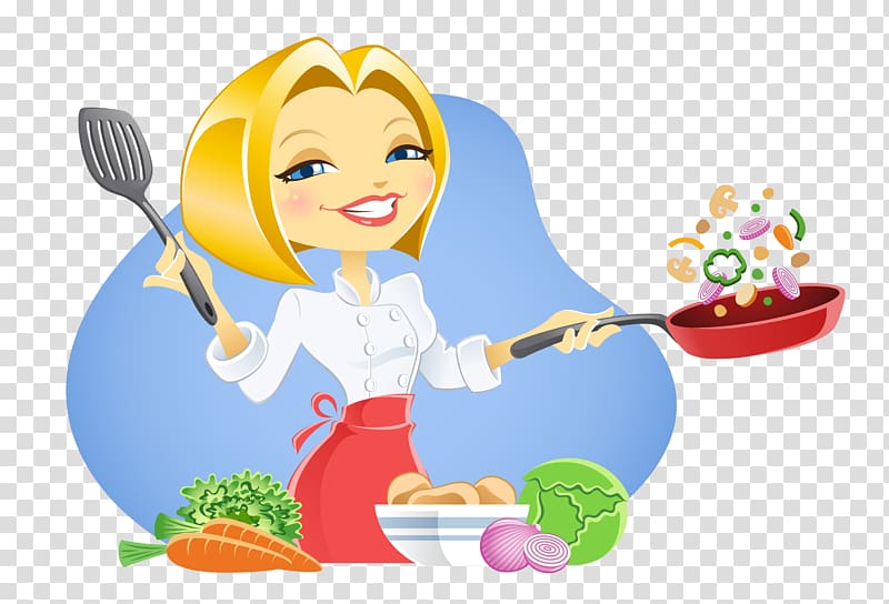 Cupcake Cooking Chef Cartoon, breakfast transparent background PNG clipart