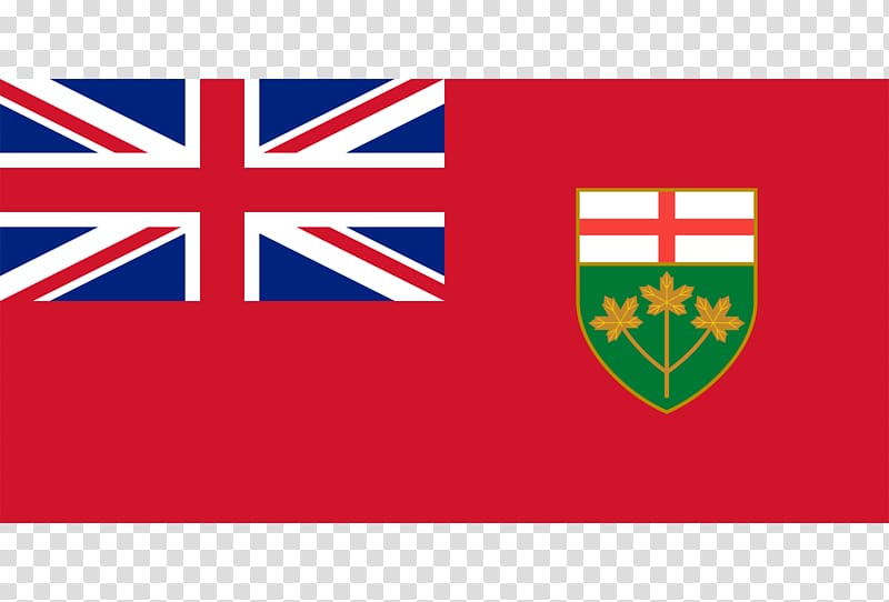 Flag of Ontario Province of Canada Provinces and territories of Canada, Flag Canada transparent background PNG clipart