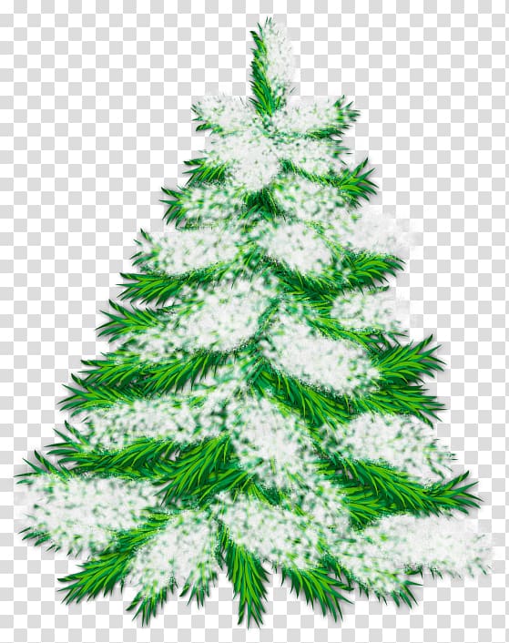Christmas tree illustration, Snow Christmas tree Red Easter egg , Snowy Tree transparent background PNG clipart
