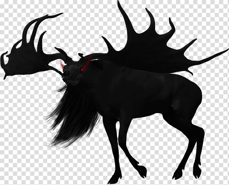 Reindeer Moose Irish Elk The Endless Forest, Reindeer transparent background PNG clipart