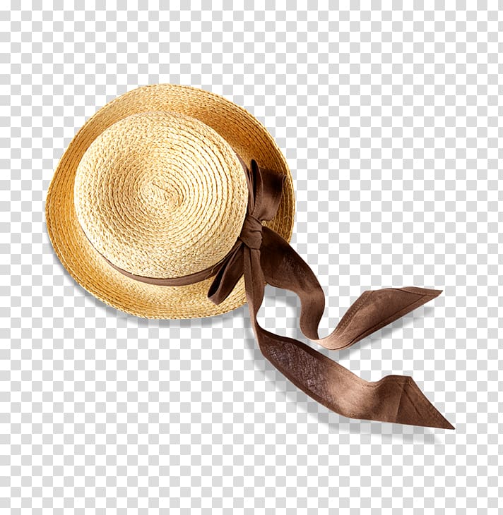 Straw hat Designer Knit cap, straw hat transparent background PNG clipart