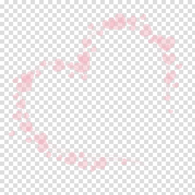 Petal Heart Pattern, Love Peach transparent background PNG clipart