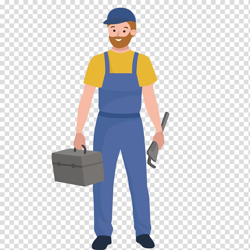 Laborer Architectural engineering Illustration, material cartoon workers decoration tools transparent background PNG clipart