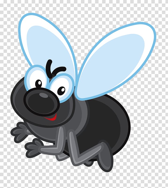 Fly Dog , Black flies transparent background PNG clipart