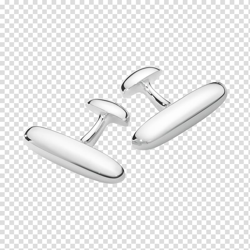 Cufflink Sterling silver Jewellery Montblanc, silver transparent background PNG clipart