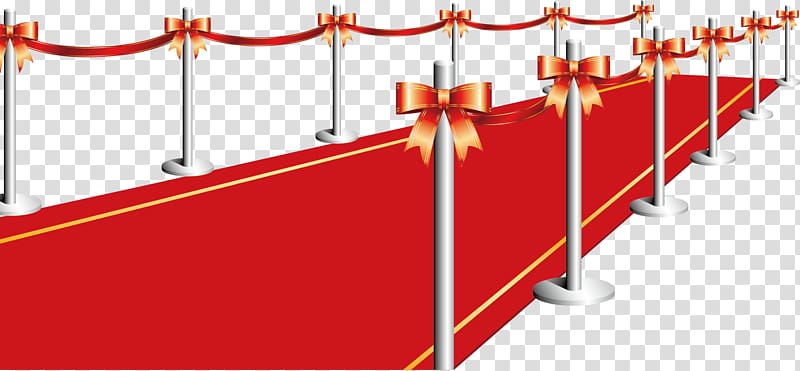 Red carpet , The decorative effect of the red carpet is exquisite transparent background PNG clipart