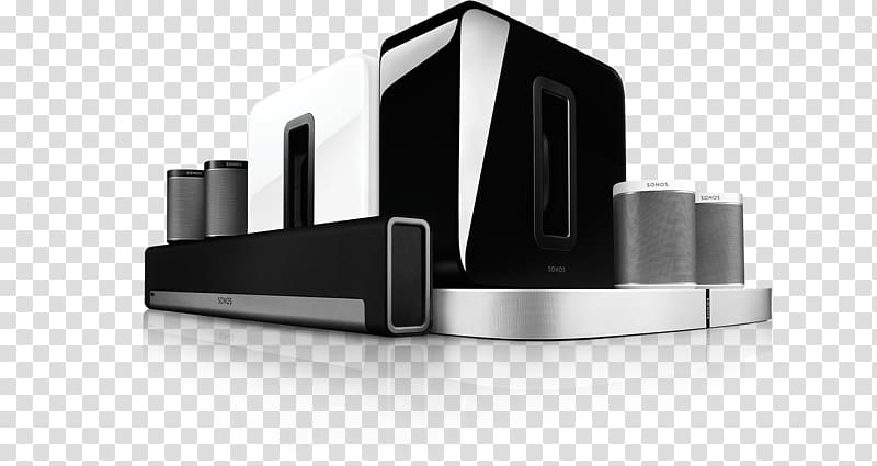 Sonos Home Theater Systems Loudspeaker Cinema Soundbar, sound system transparent background PNG clipart